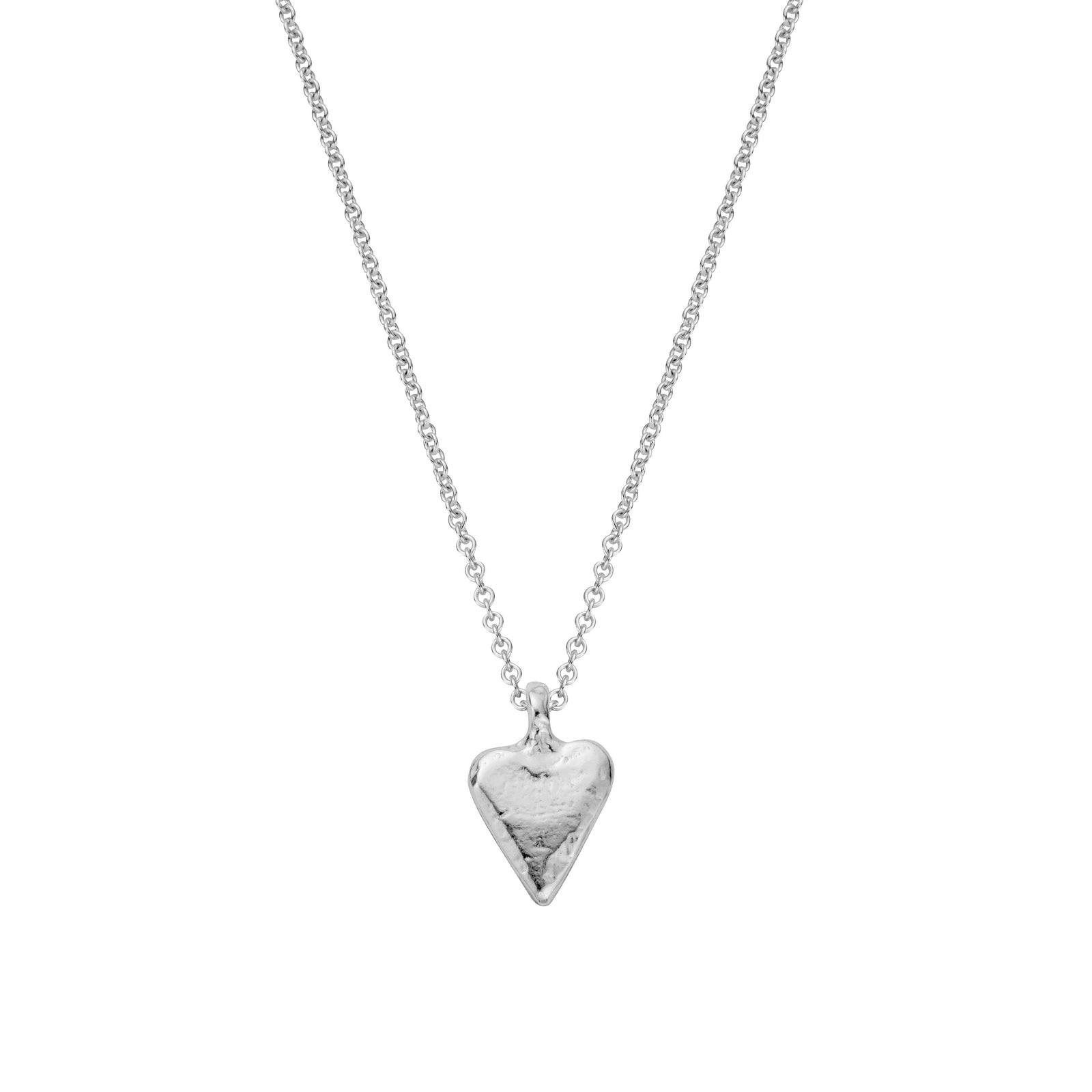 Silver Mini Heart Necklace