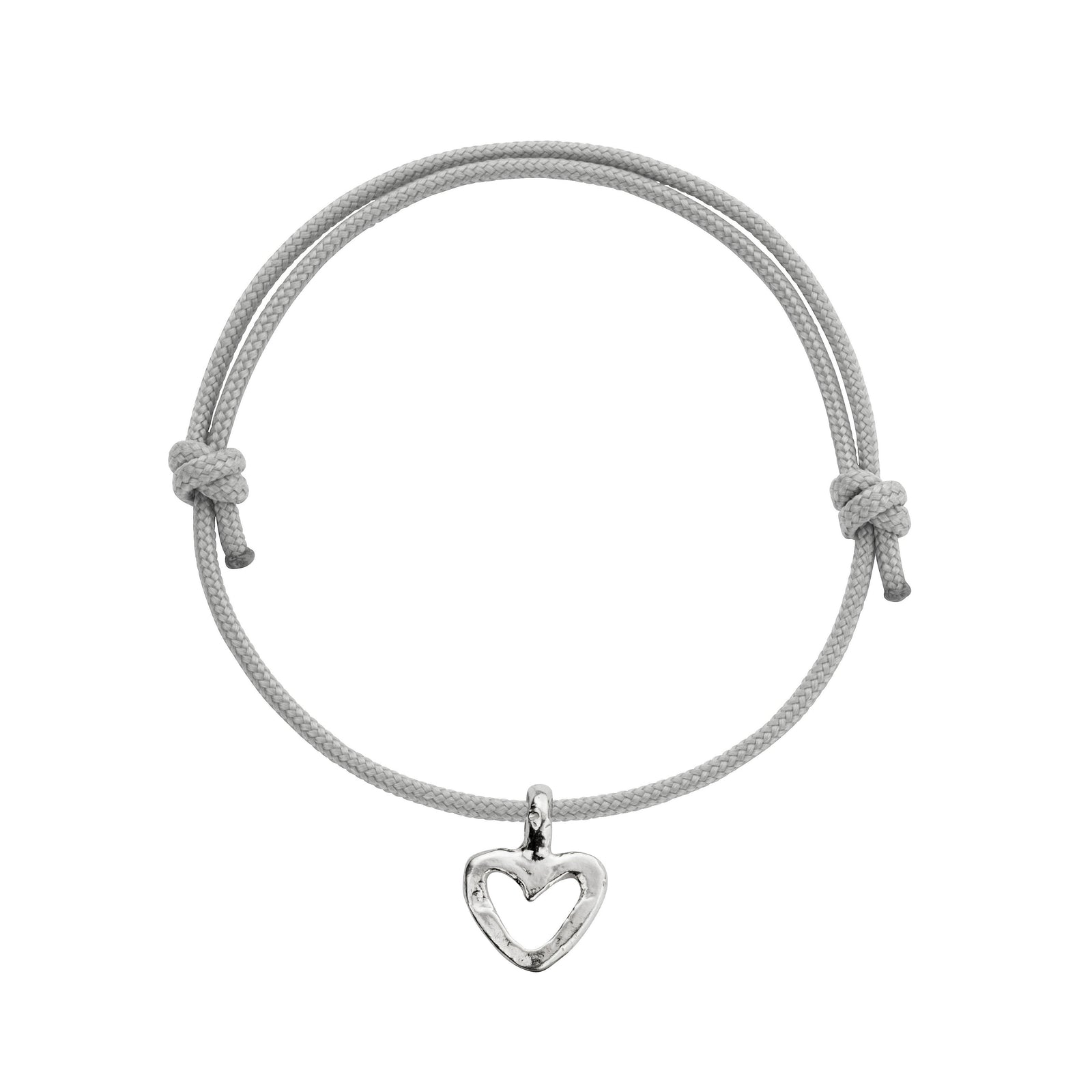 Silver Mini Open Heart Sailing Rope