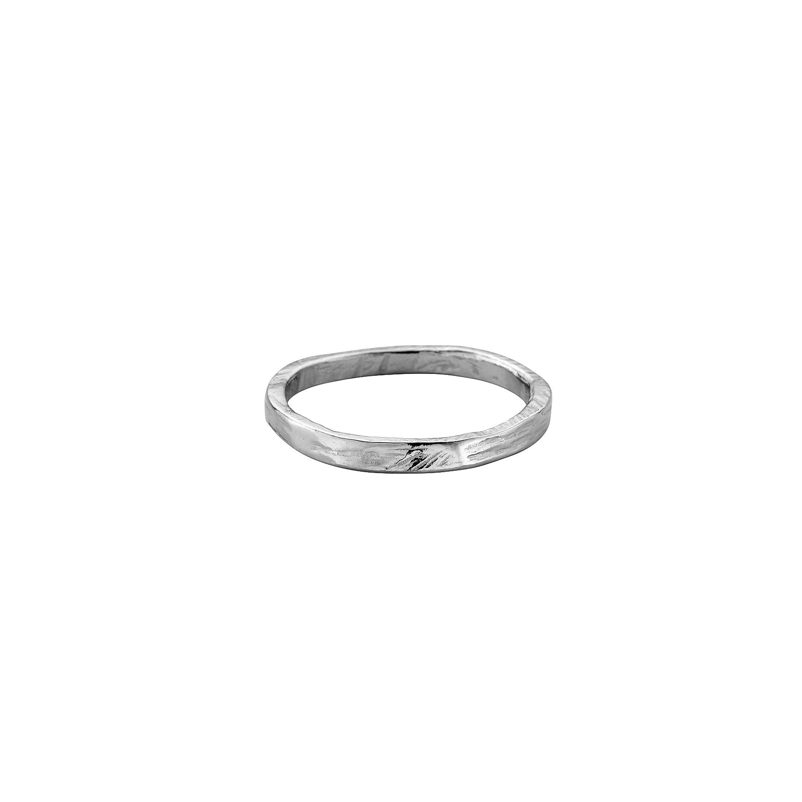 Men's Platinum Mini Posey Ring