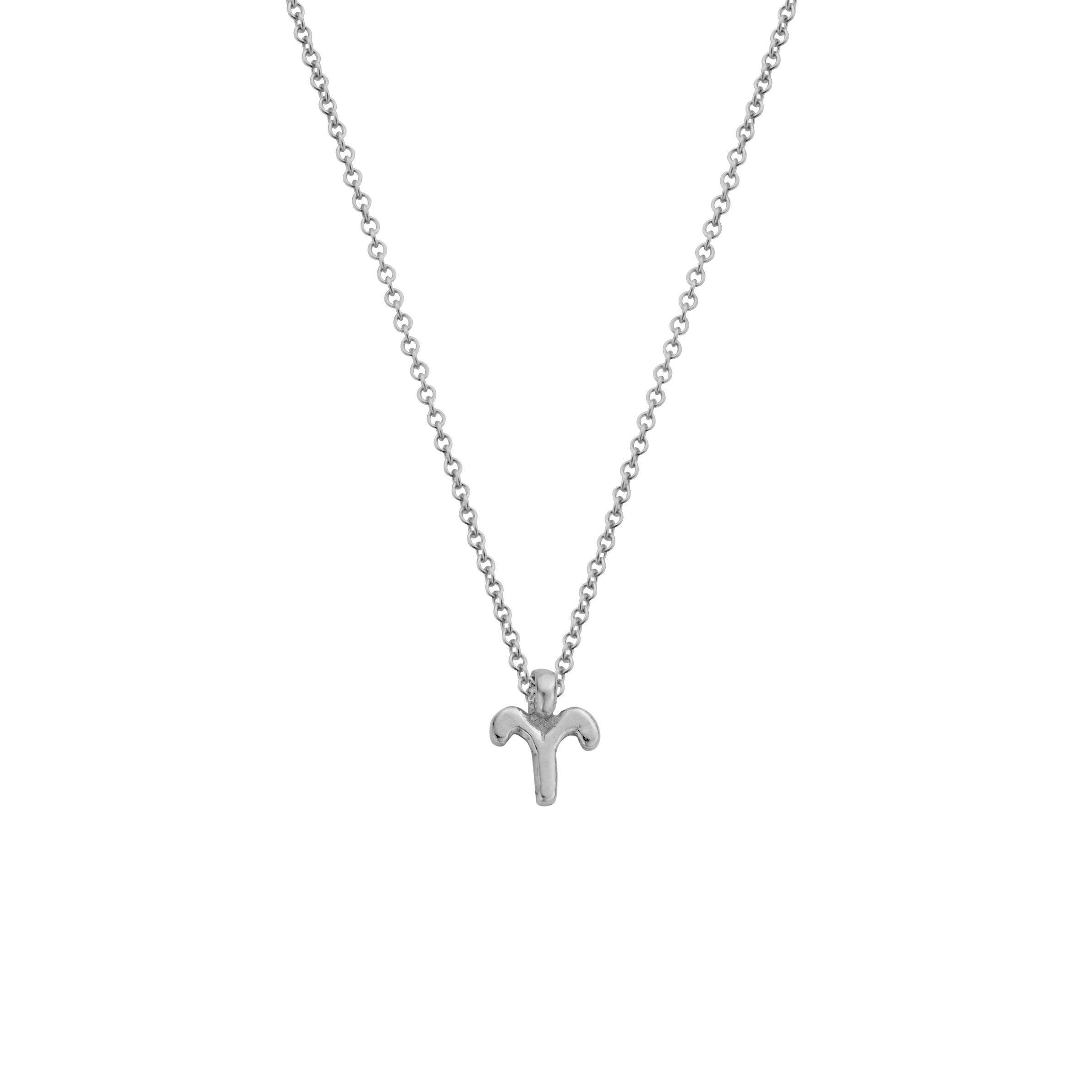 Silver Aries Mini Horoscope Necklace – Daniella Draper