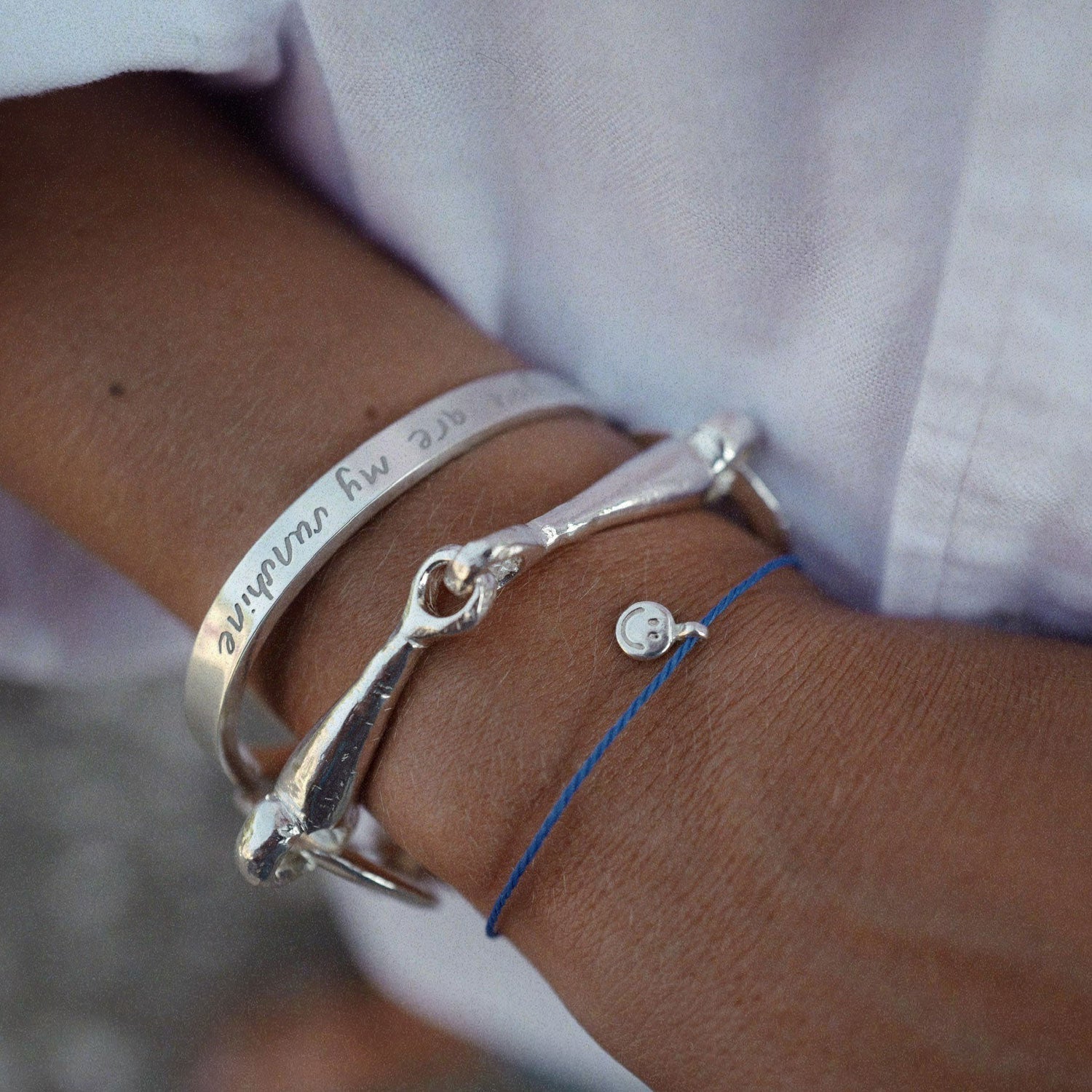 Silver Bit Bracelet