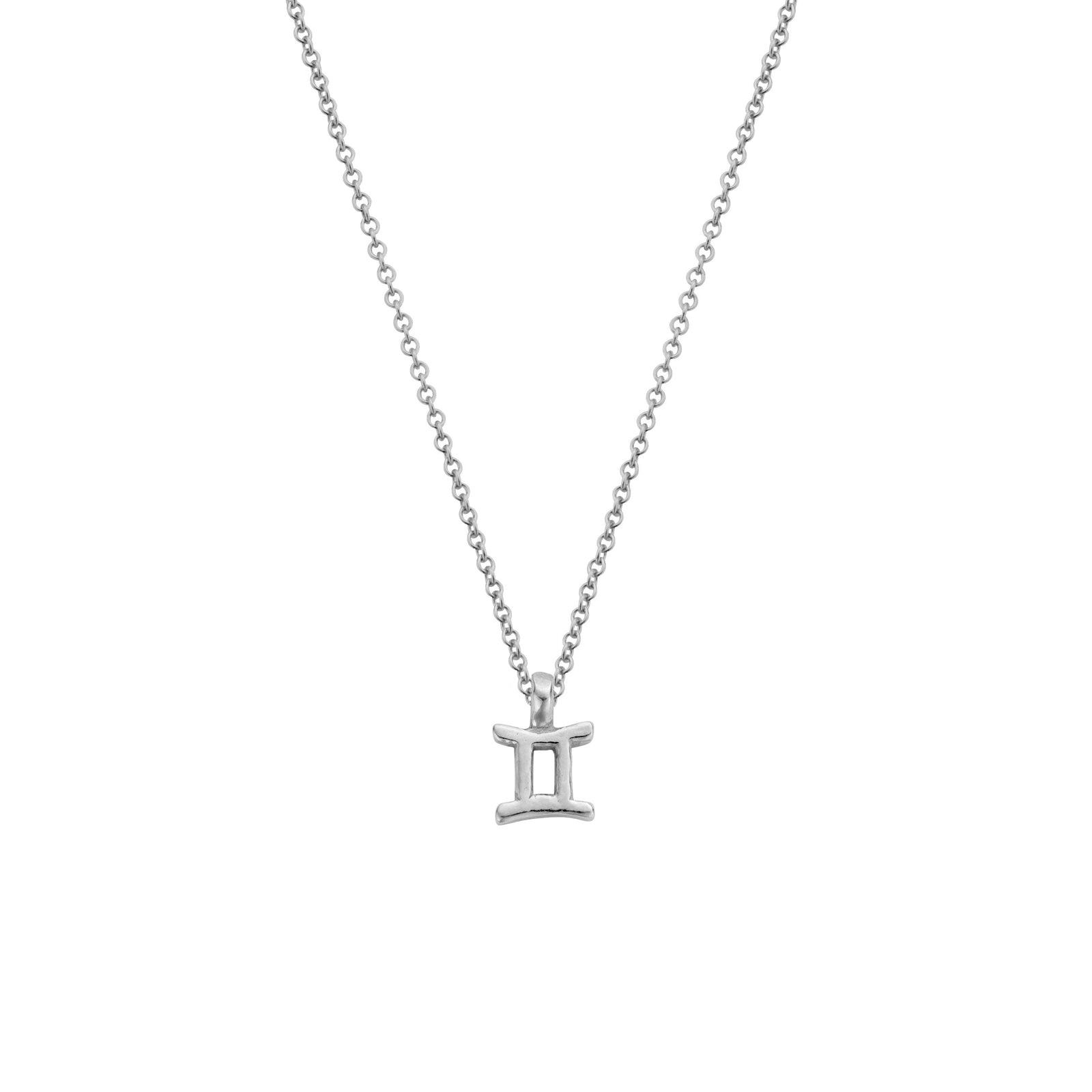 Silver Mini Gemini Horoscope Necklace