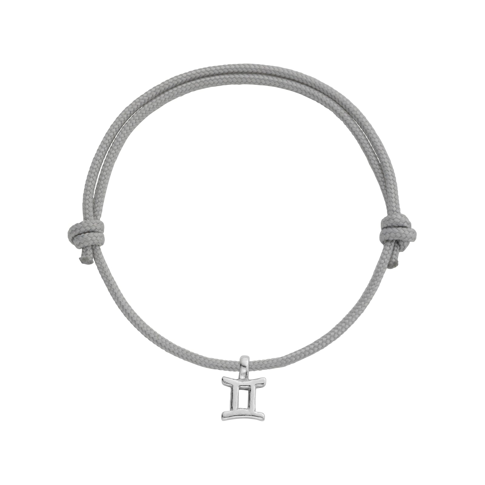 Silver Mini Gemini Horoscope Sailing Rope