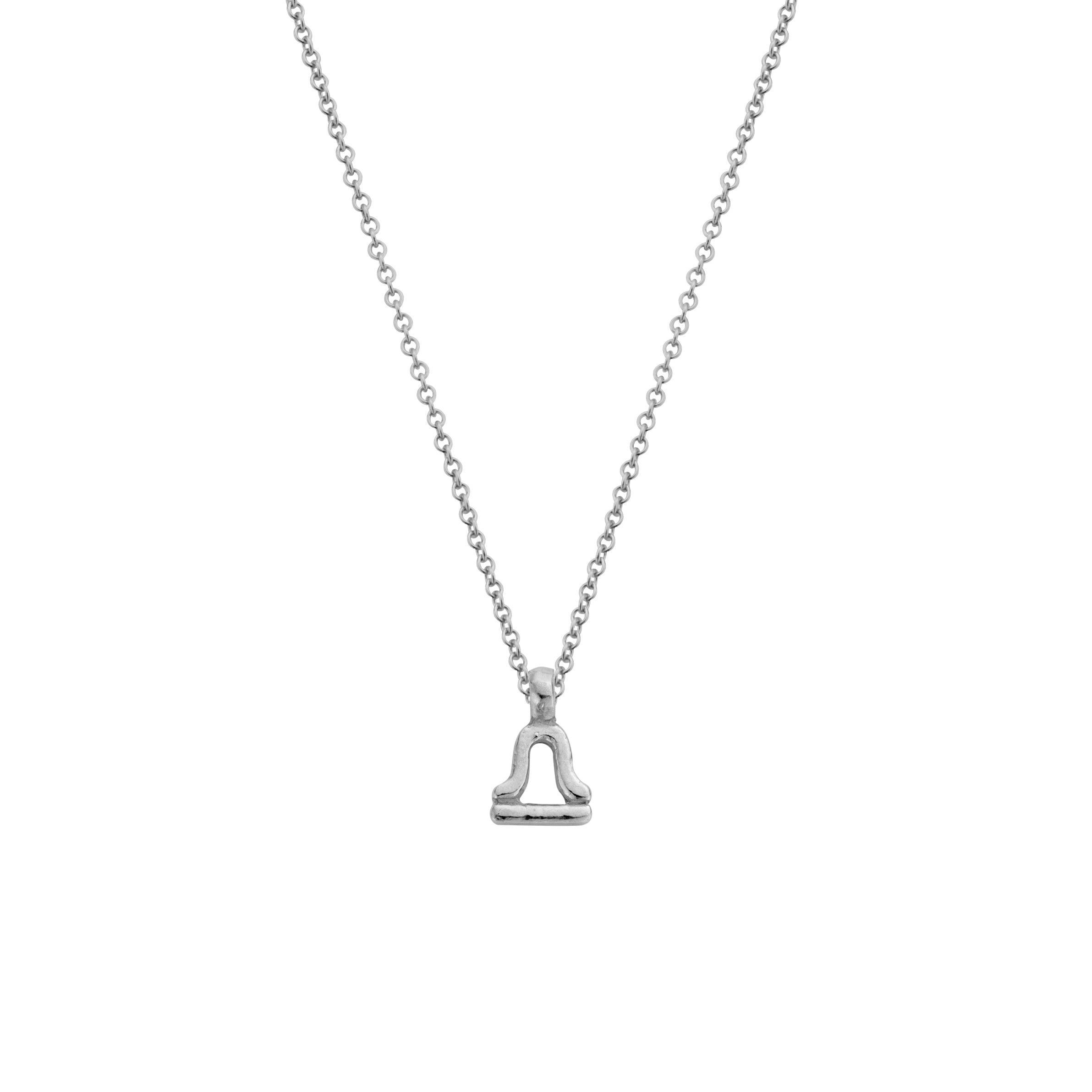 Silver Libra Mini Horoscope Necklace – Daniella Draper