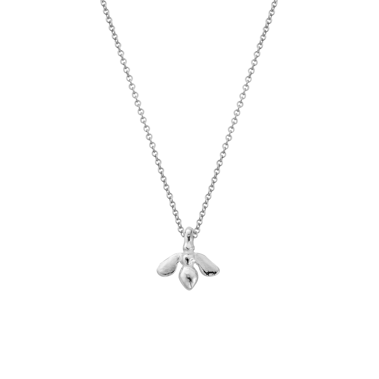 Children's Silver Mini Honey Bee Necklace