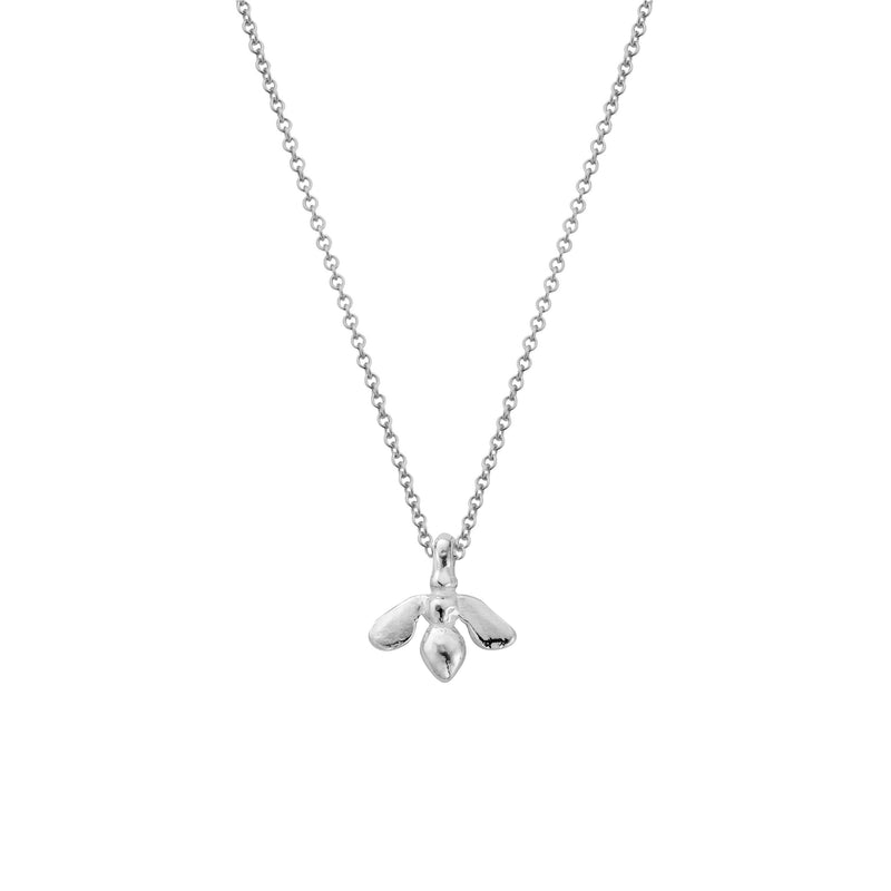 Children's Silver Mini Honey Bee Necklace