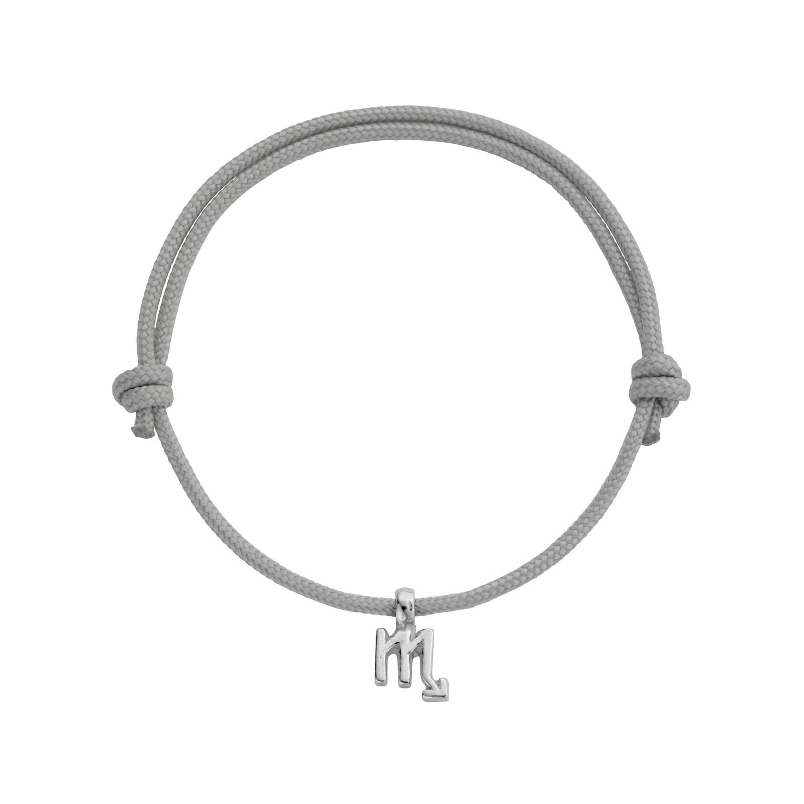 Silver Mini Scorpio Horoscope Sailing Rope