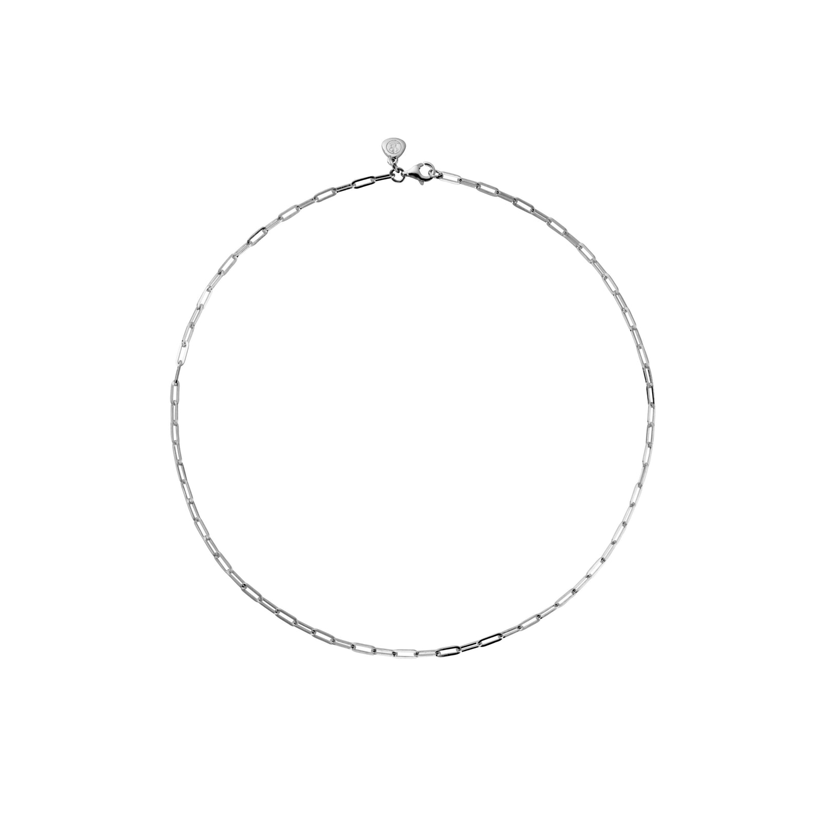 Silver Tiny Trace Chain Necklace