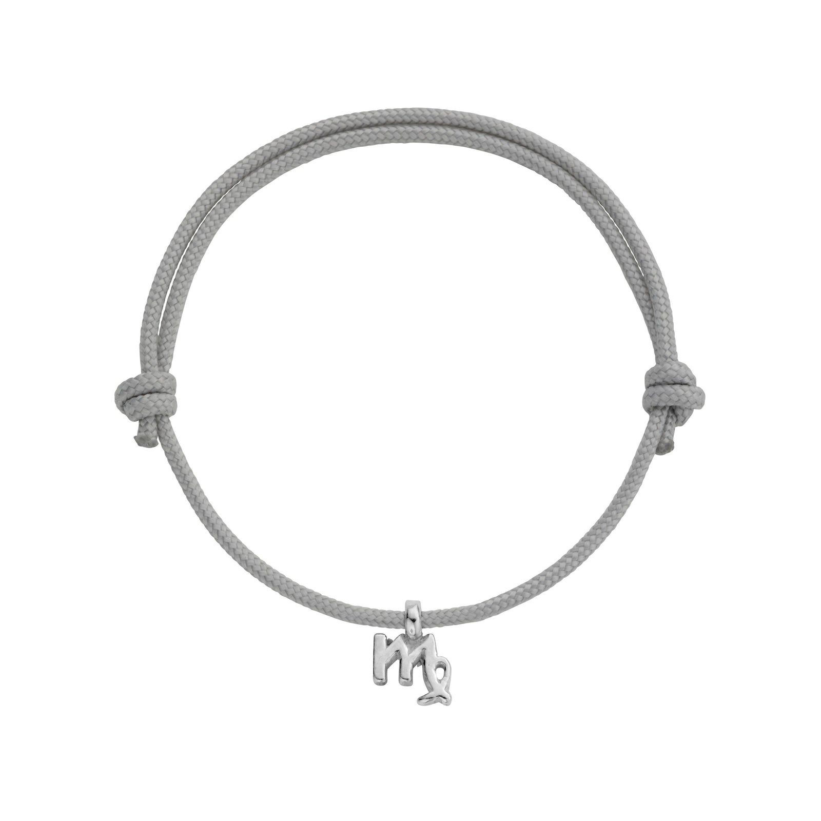 Silver Mini Virgo Horoscope Sailing Rope