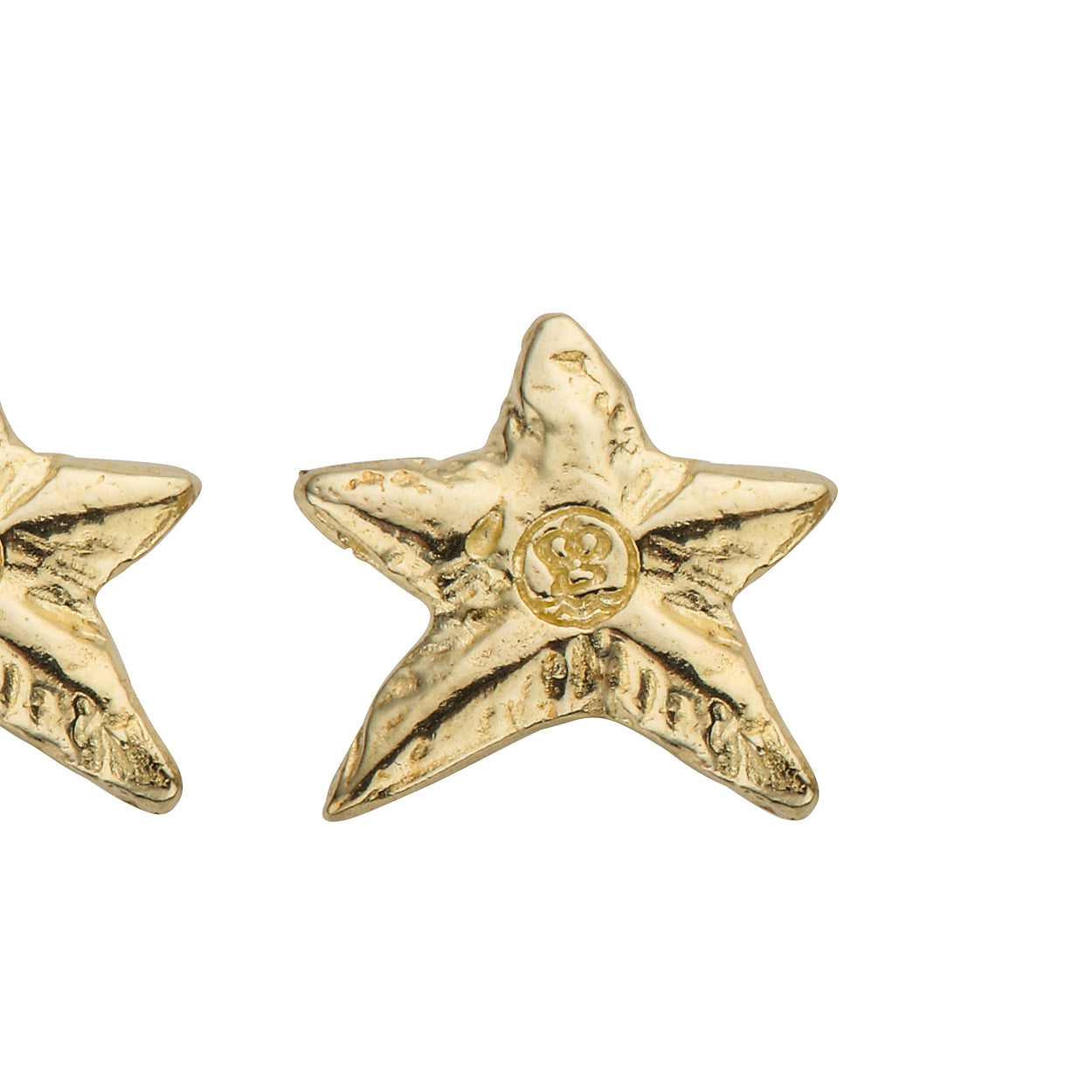Gold Mini Star Stud Earrings