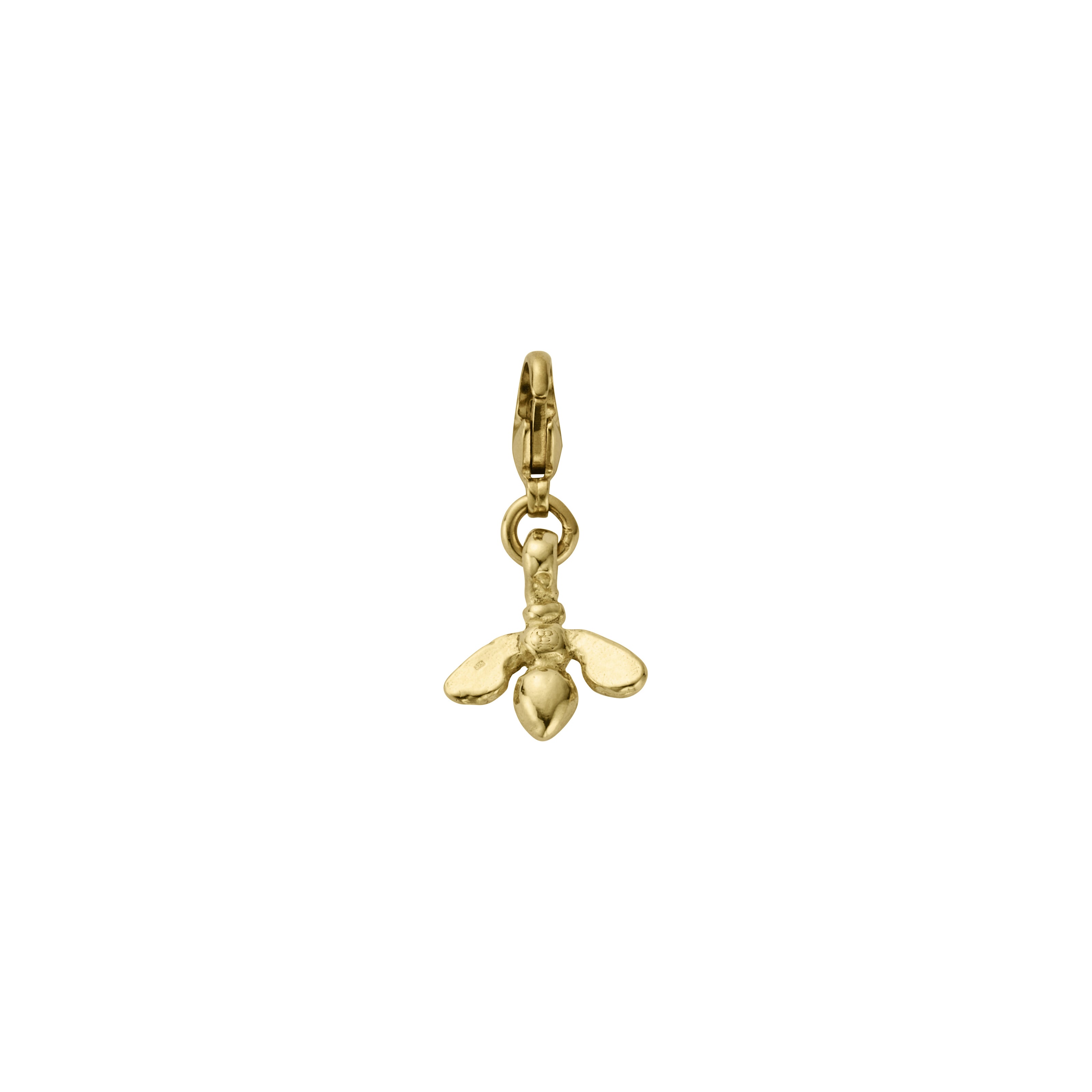Gold Mini Honey Bee Lobster Charm