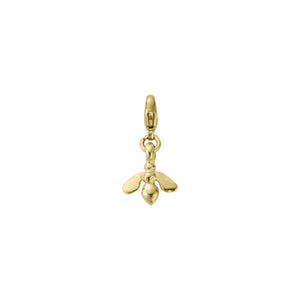 Gold Mini Honey Bee Lobster Charm