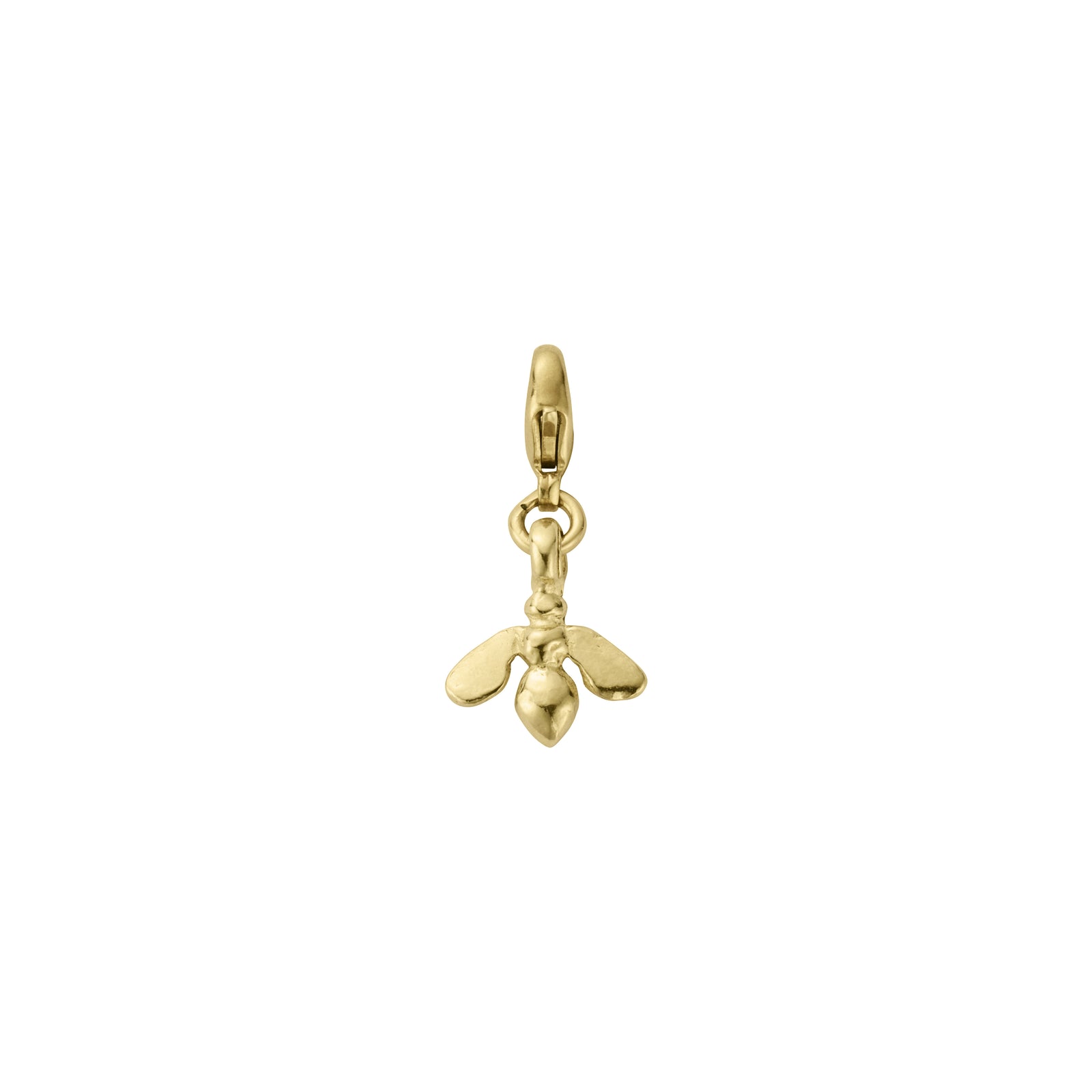 Gold Mini Honey Bee Lobster Charm