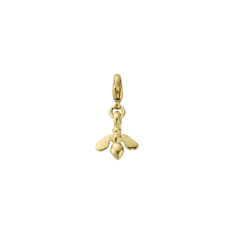 Gold Mini Honey Bee Lobster Charm