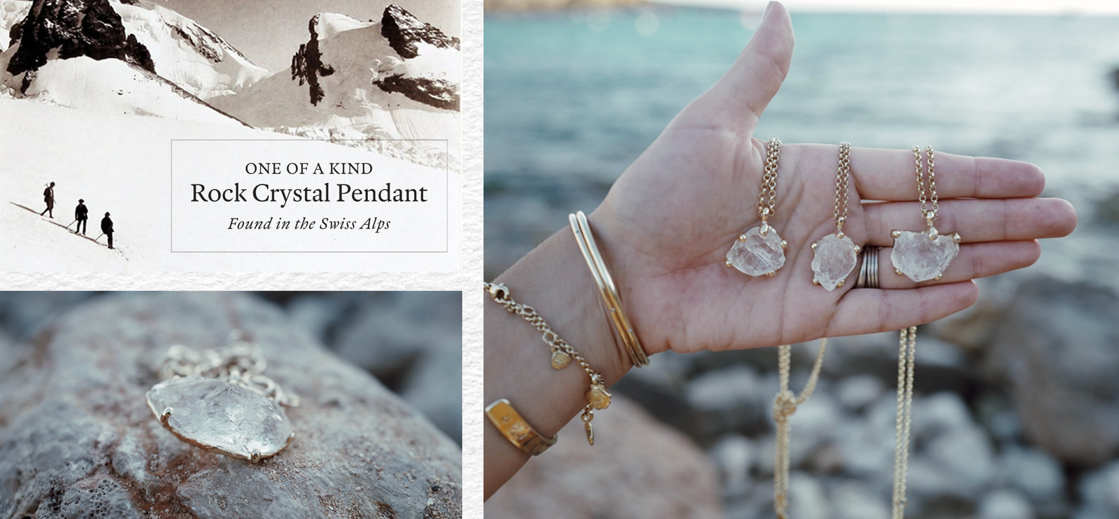 The Journey of the Rock Crystal Pendant Collection