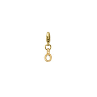 Gold Mini Alphabet Lobster Charm