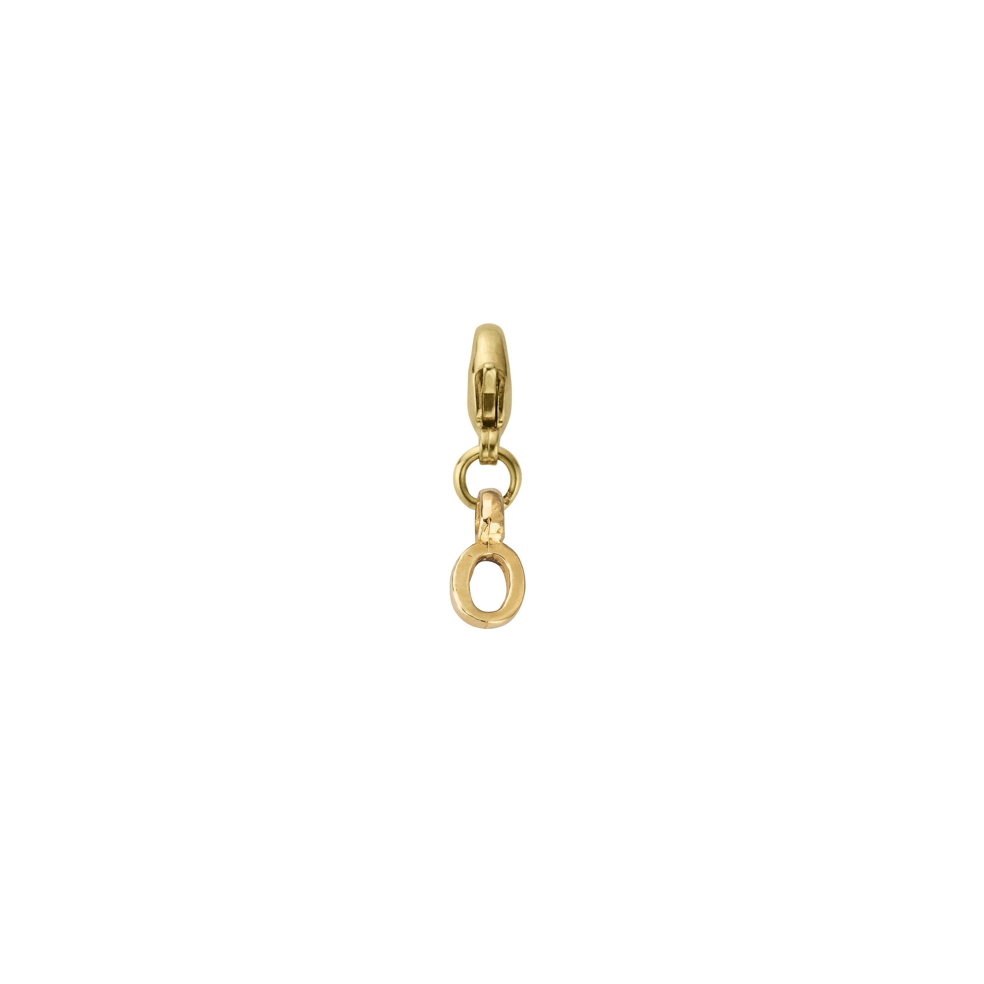 Gold Mini Alphabet Lobster Charm