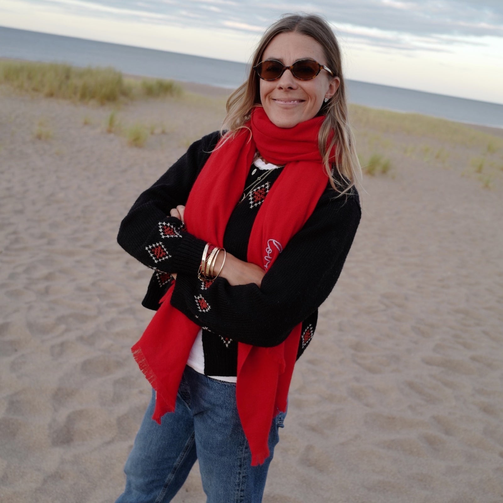 [Women] [modelwears Maxi Scarf]