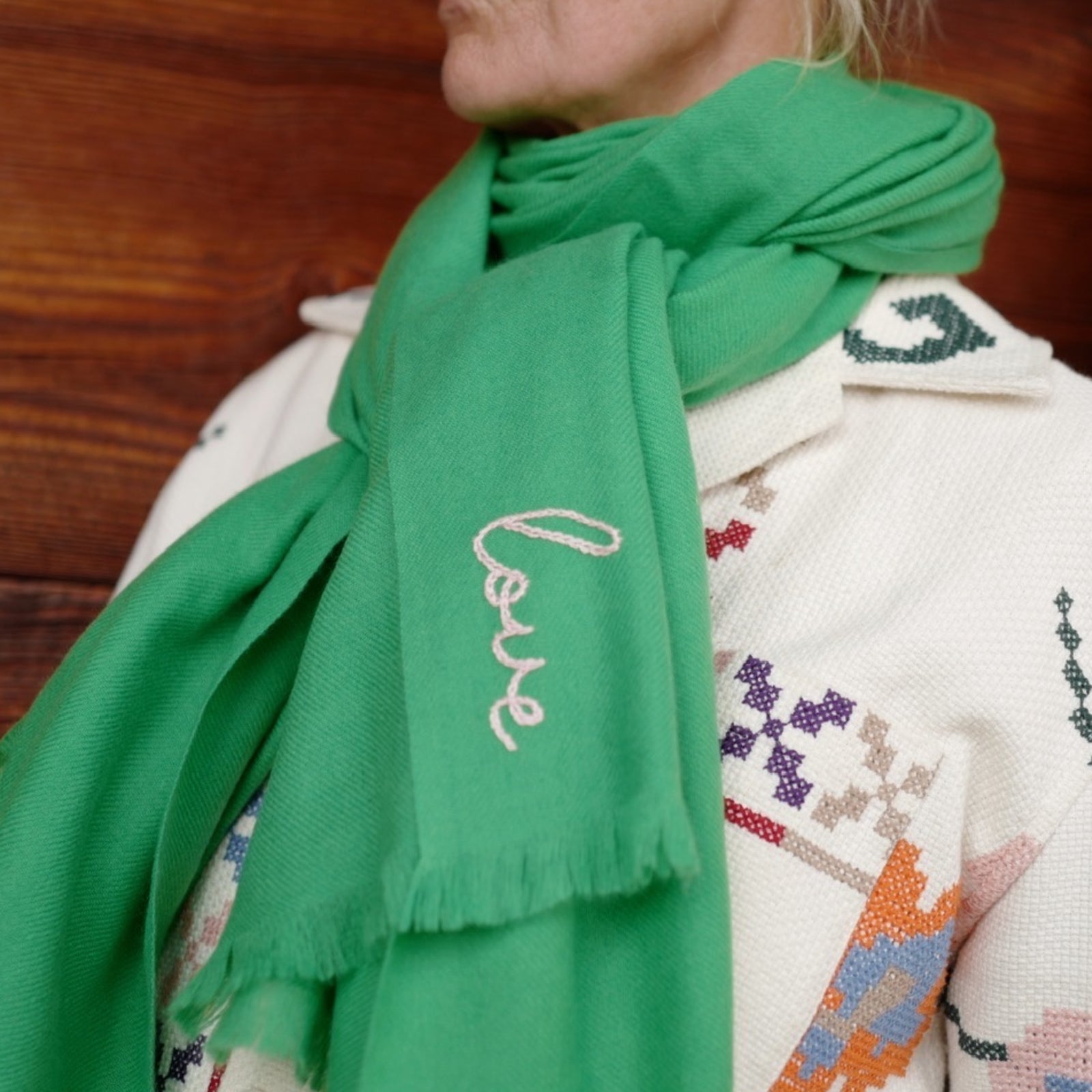 [Women] [modelwears Maxi Scarf]