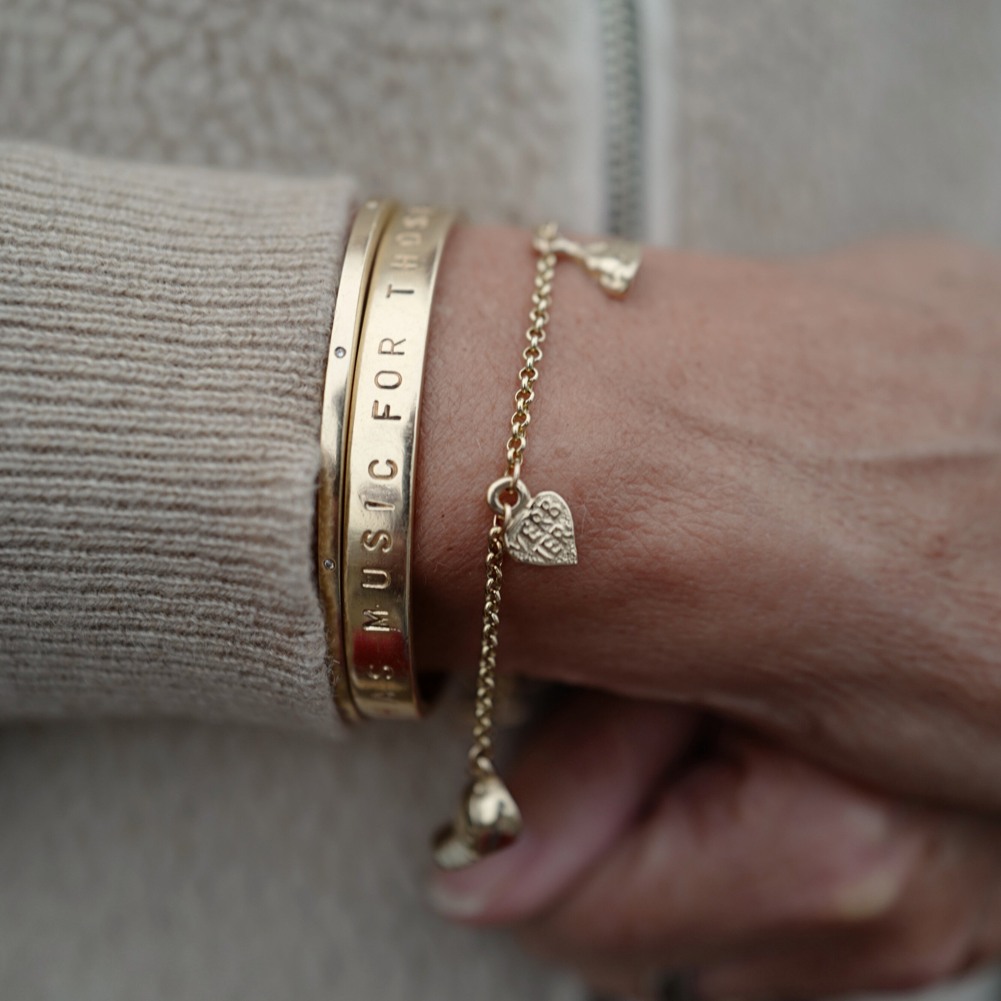 Gold Verbier Charm Bracelet