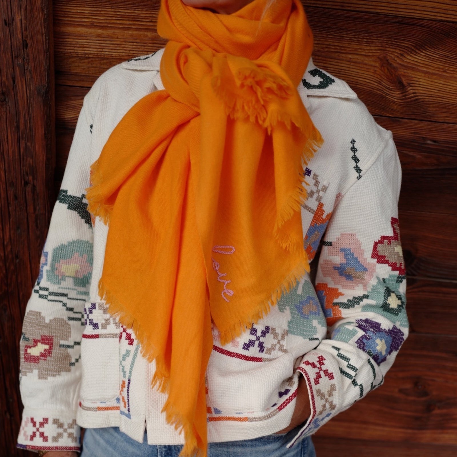 [Women] [modelwears Maxi Scarf]