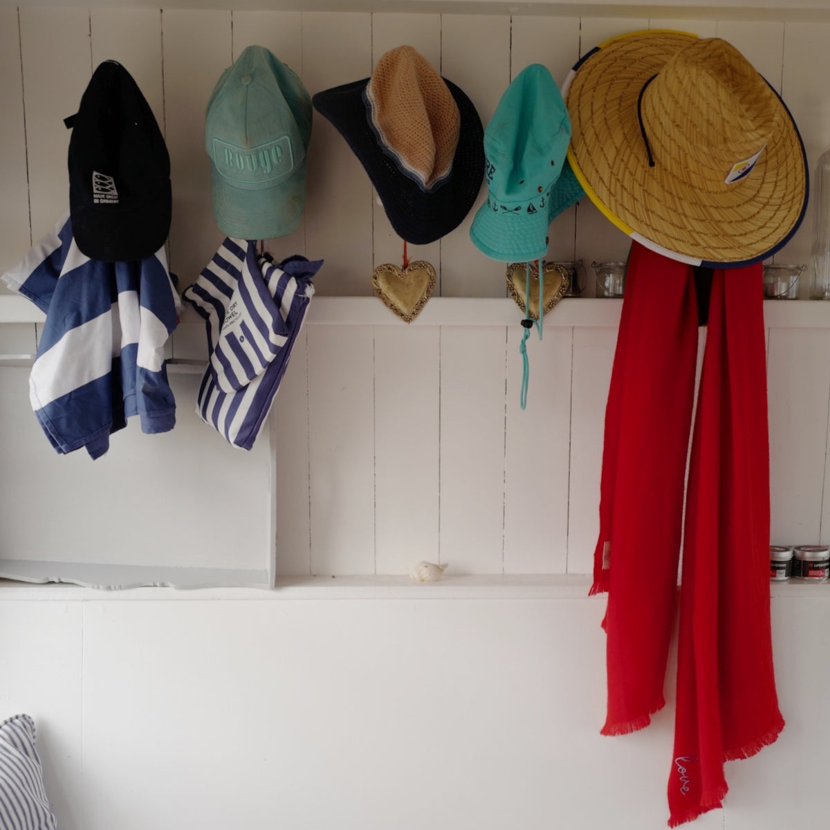 DD Red Cashmere Scarf