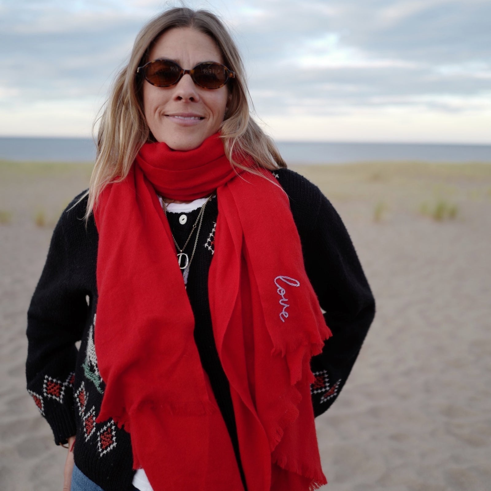 [Women] [modelwears Maxi Scarf]