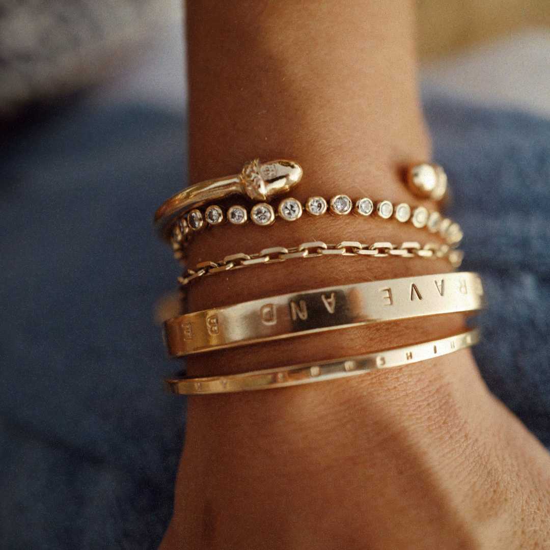 Gold Luxury Forever Cuff