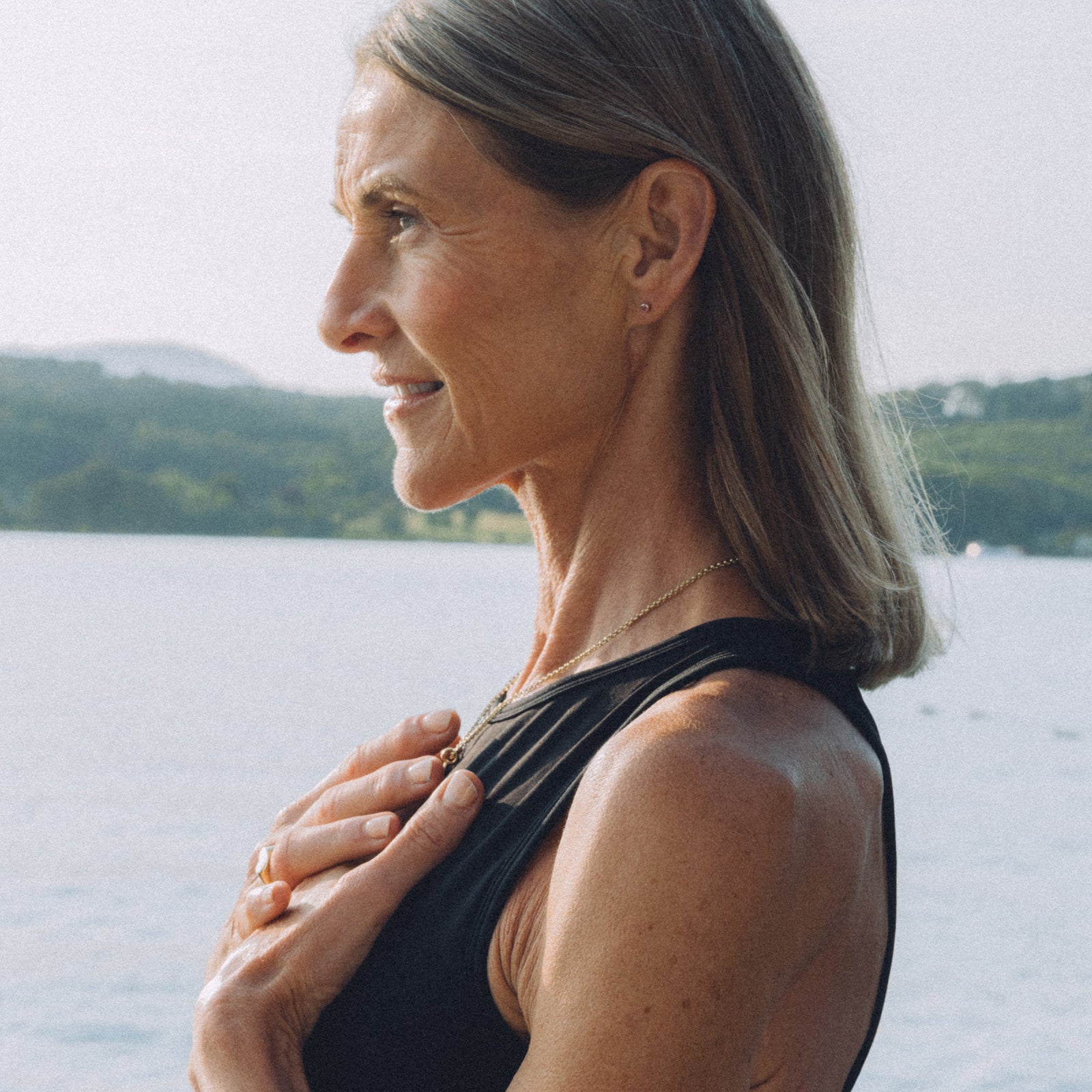 Silver Pink Tourmaline 'Healing' Stud Earring
