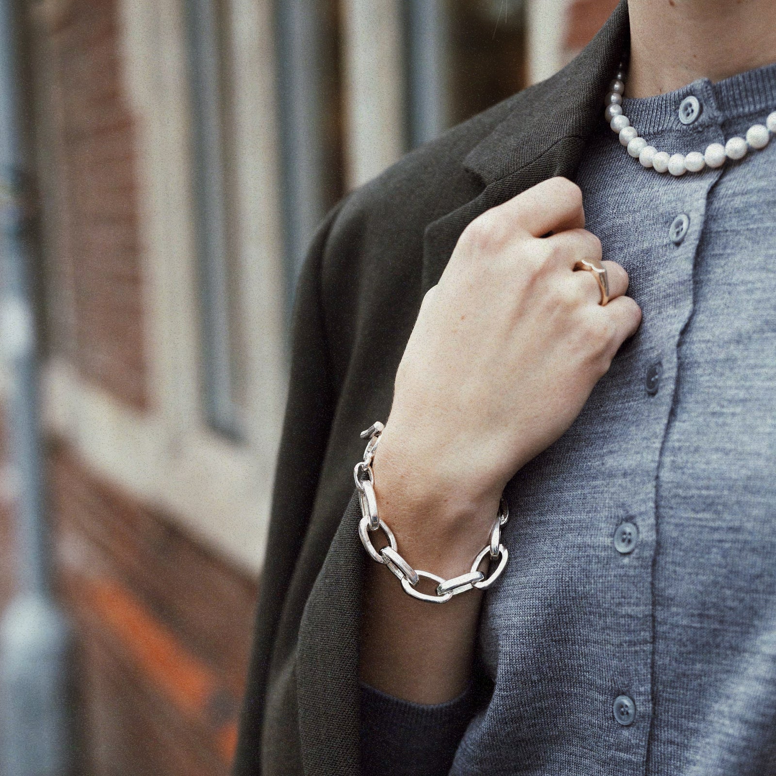 Silver Monaco Bracelet