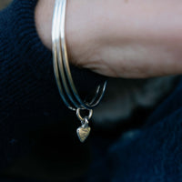 [modelwears: Baby Heart Stack Bangle Party]