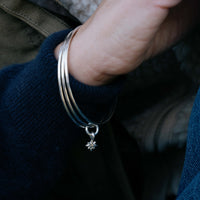 [modelwears: Baby North Star Stack Bangle Party]