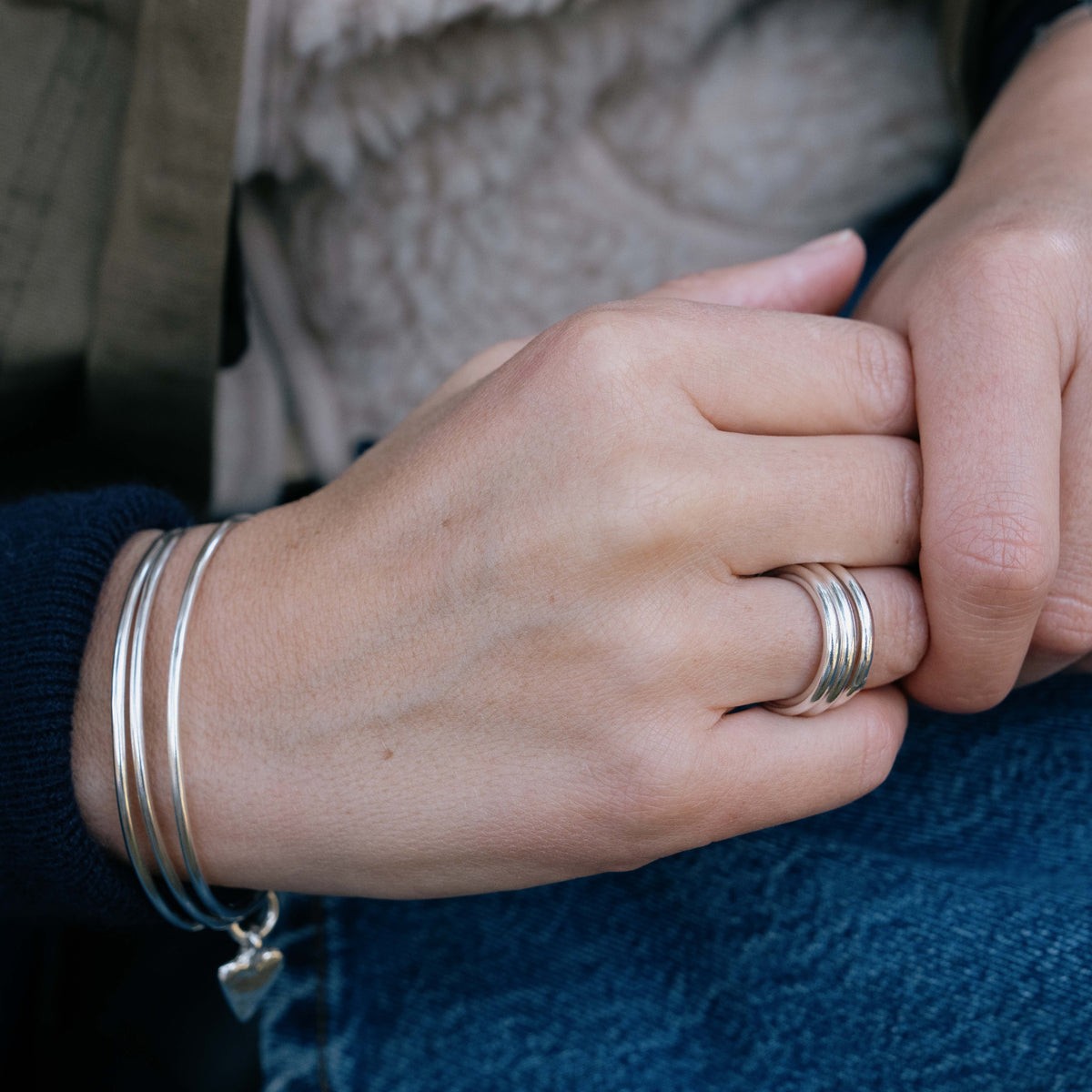 Silver 2.5mm Stack Ring Party