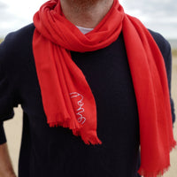 [Men] [modelwears Mini Scarf]