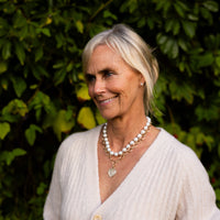 Gold Maxi White Holiday Pearl Necklace