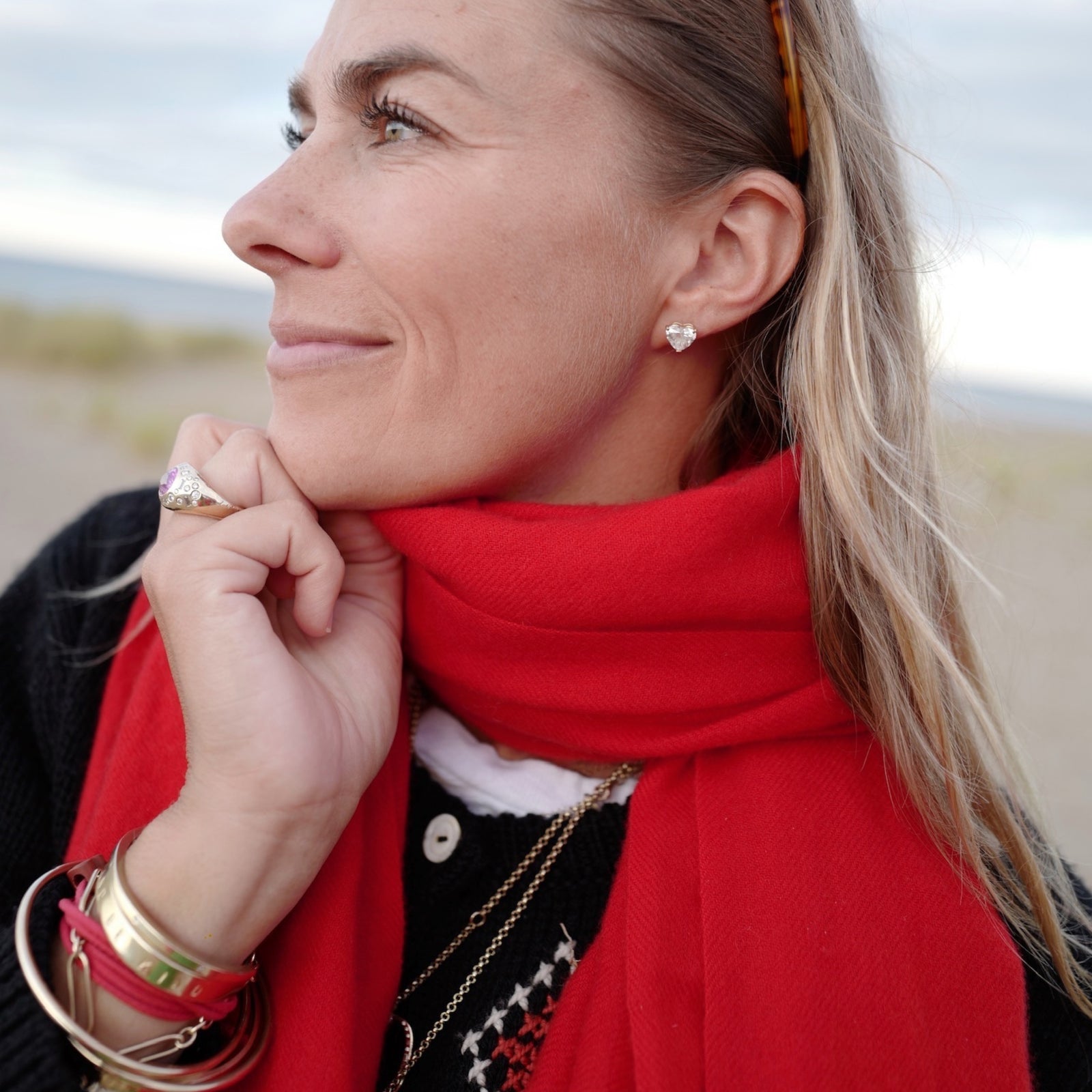[Women] [modelwears Mini Scarf]
