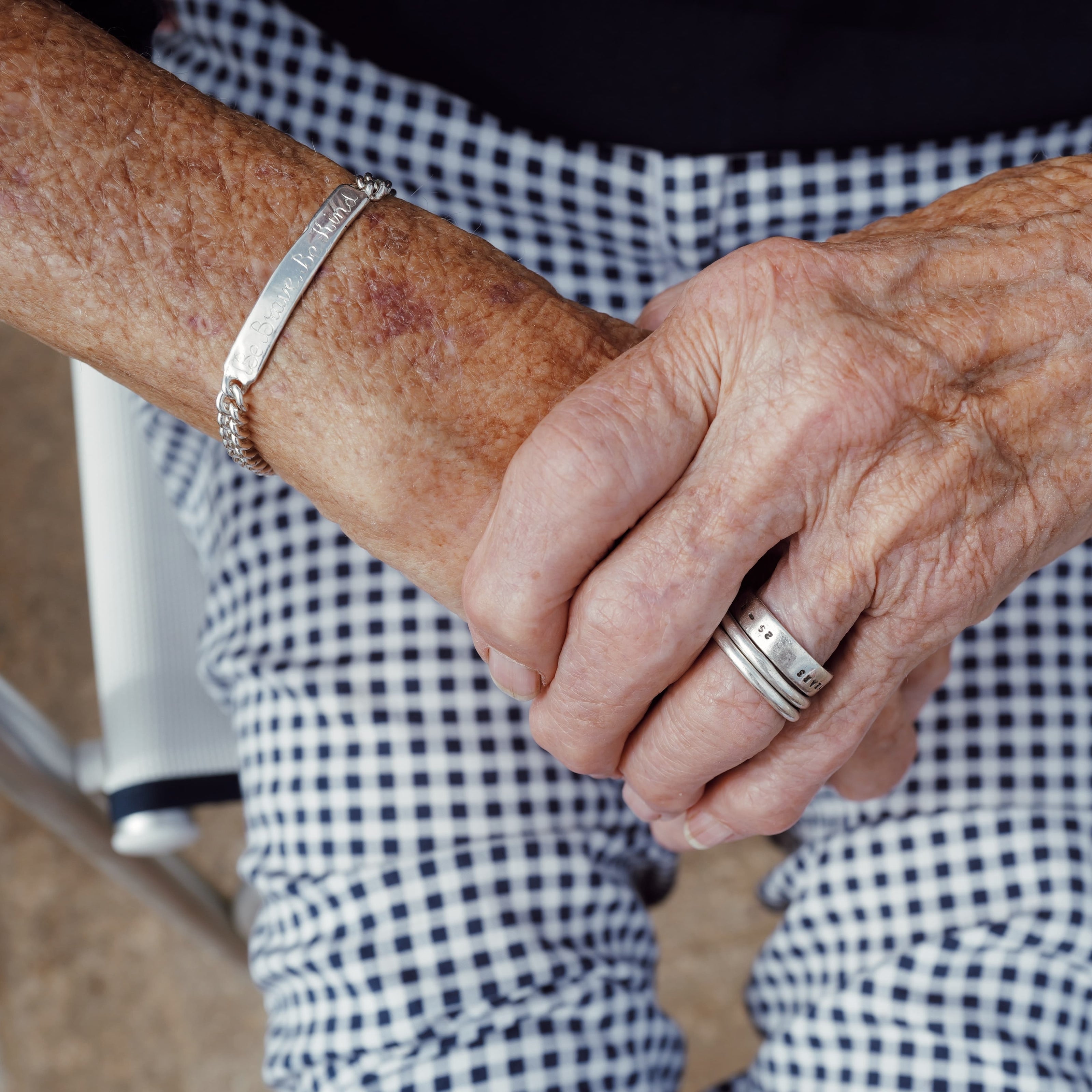 Silver Medium ID Bracelet