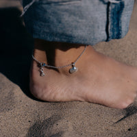 Silver Mini Shell Anklet
