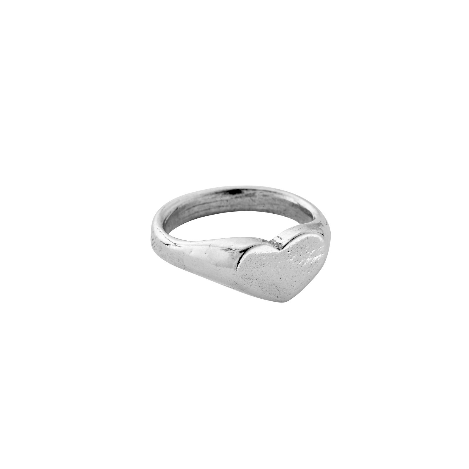 Silver Sweetheart Signet Ring