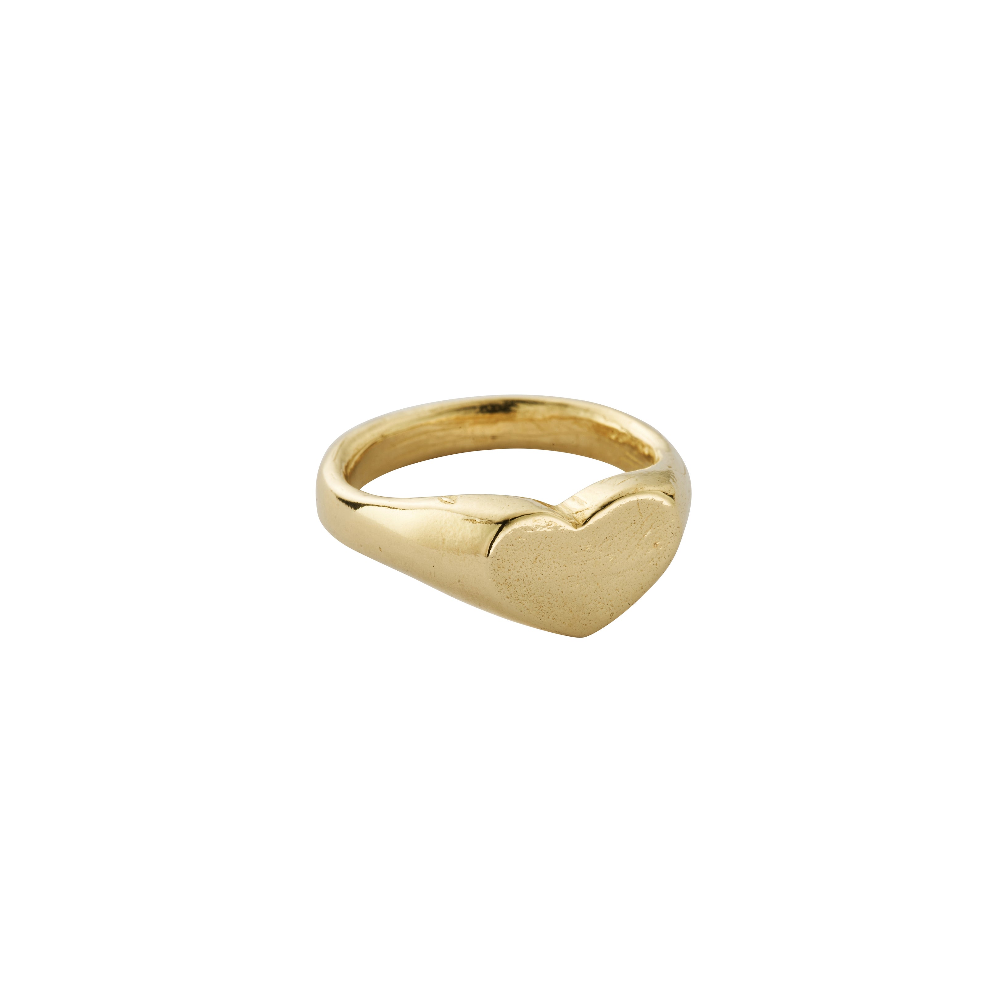 Gold Sweetheart Signet Ring