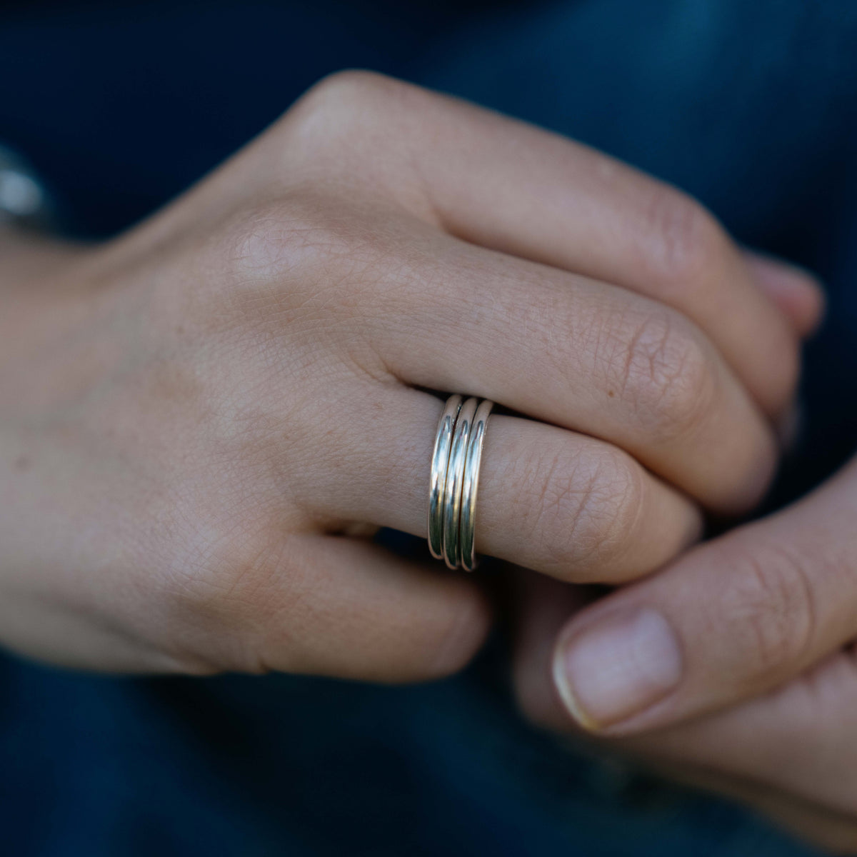 Silver 2mm Stack Ring Party