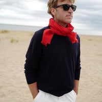 [Men] [modelwears Mini Scarf]