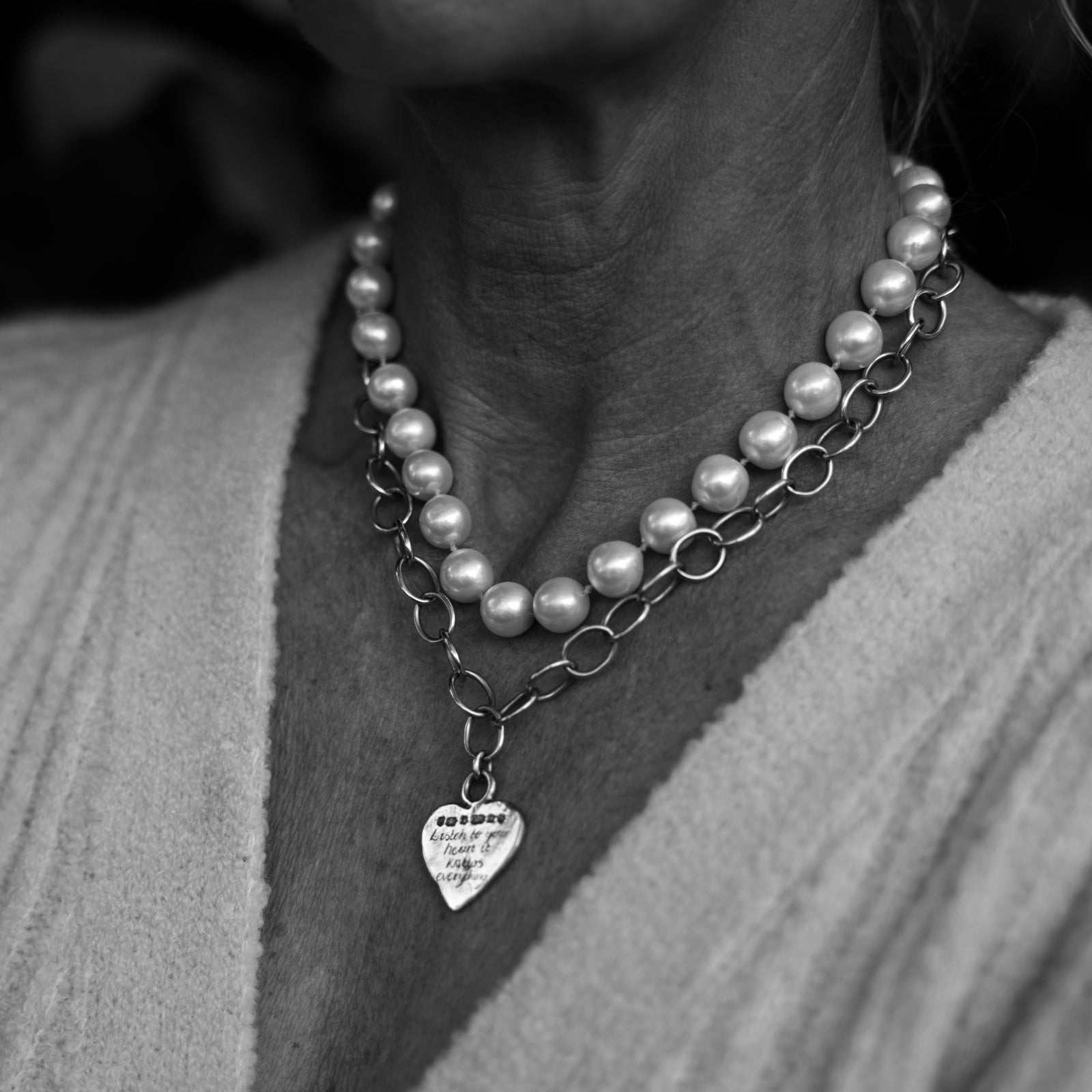 Gold Luxury Keeper's Heart Necklace