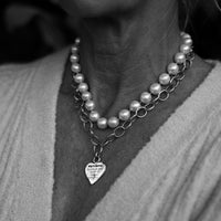 Gold Luxury Keeper's Heart Necklace