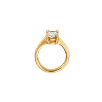 'The Story' 18ct Gold Oval 2ct Lab Grown Diamond Claw Engagement Ring