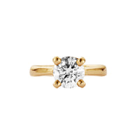 'The Eternity' 18ct Gold Round 2ct Lab Grown Diamond Claw Engagement Ring