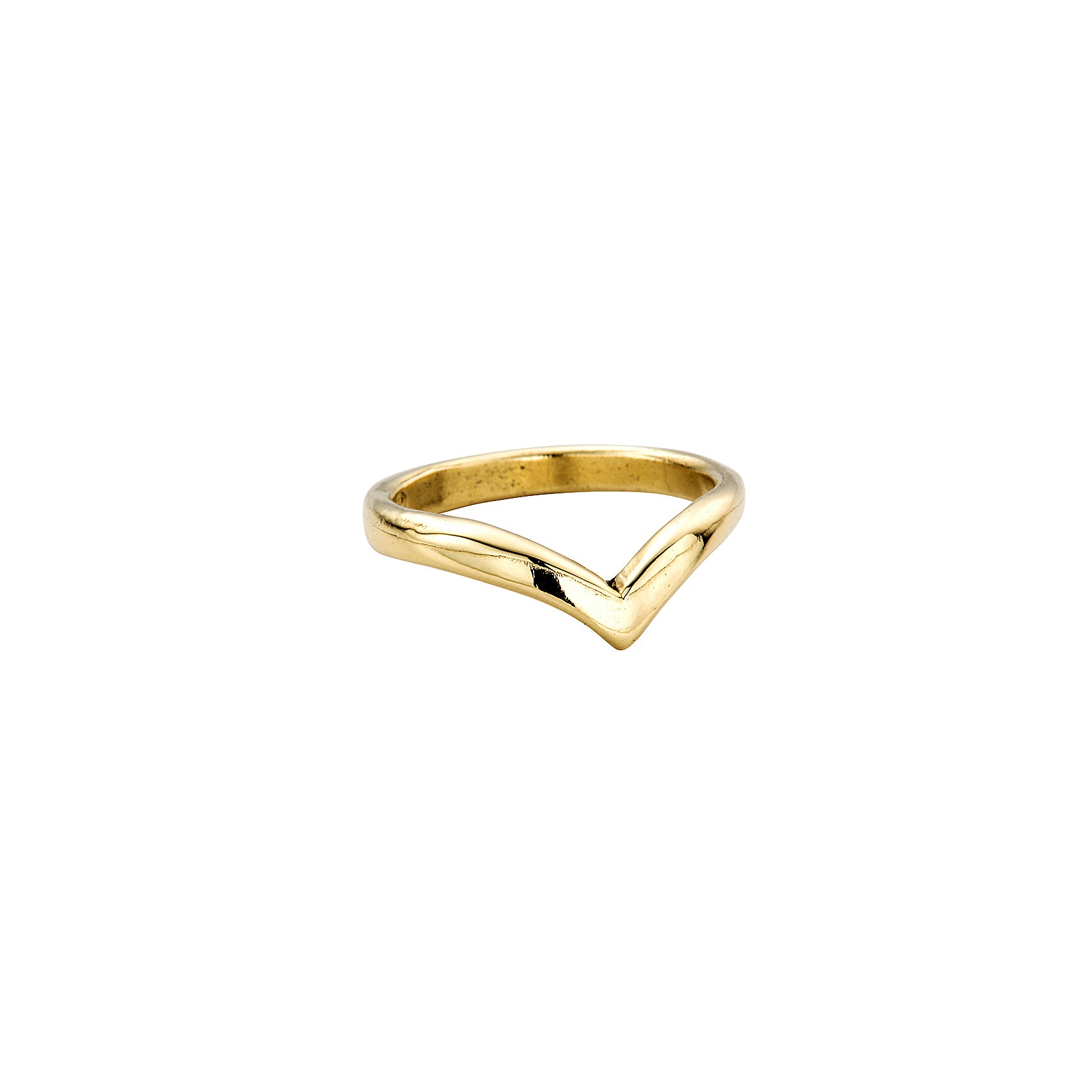 18ct Gold Wishbone Wedding Band