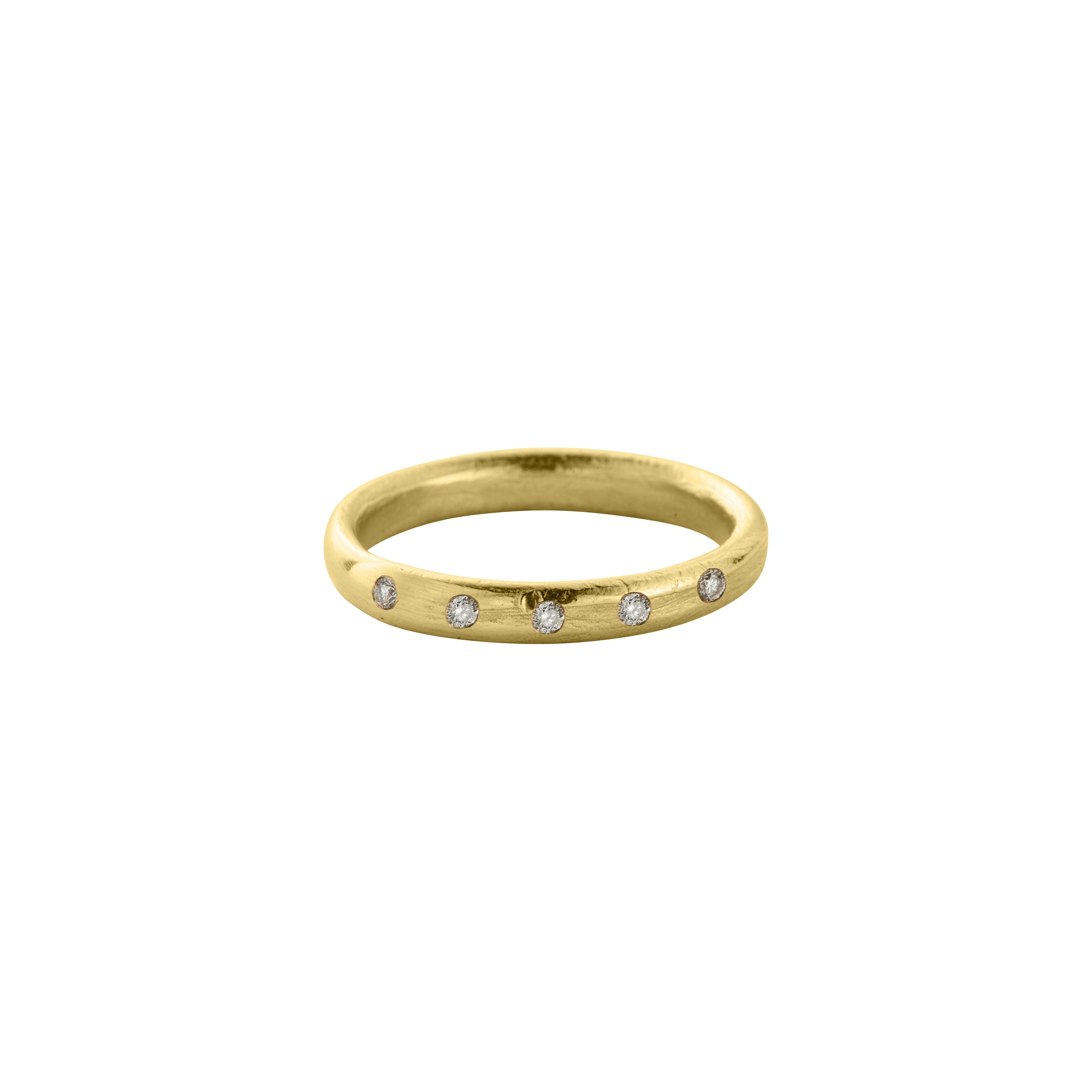 18ct Gold Love Honour Cherish Wedding Band