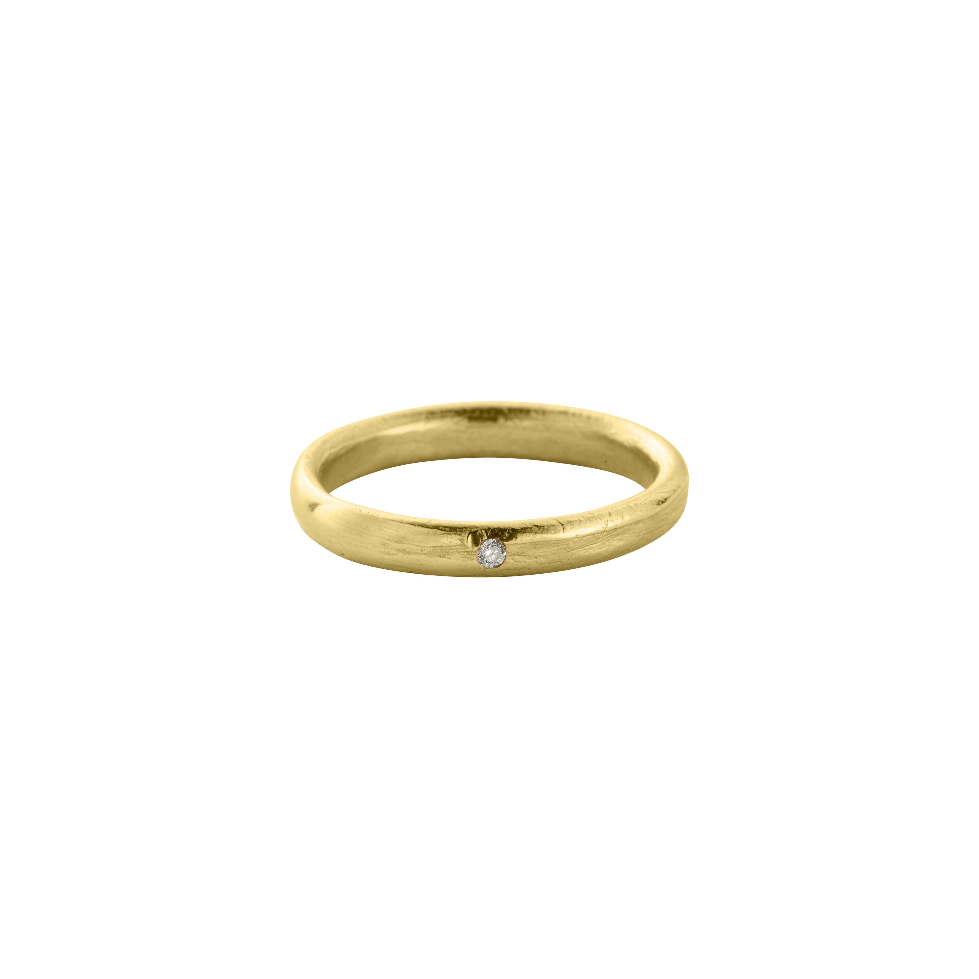18ct Gold Love Honour Cherish Wedding Band