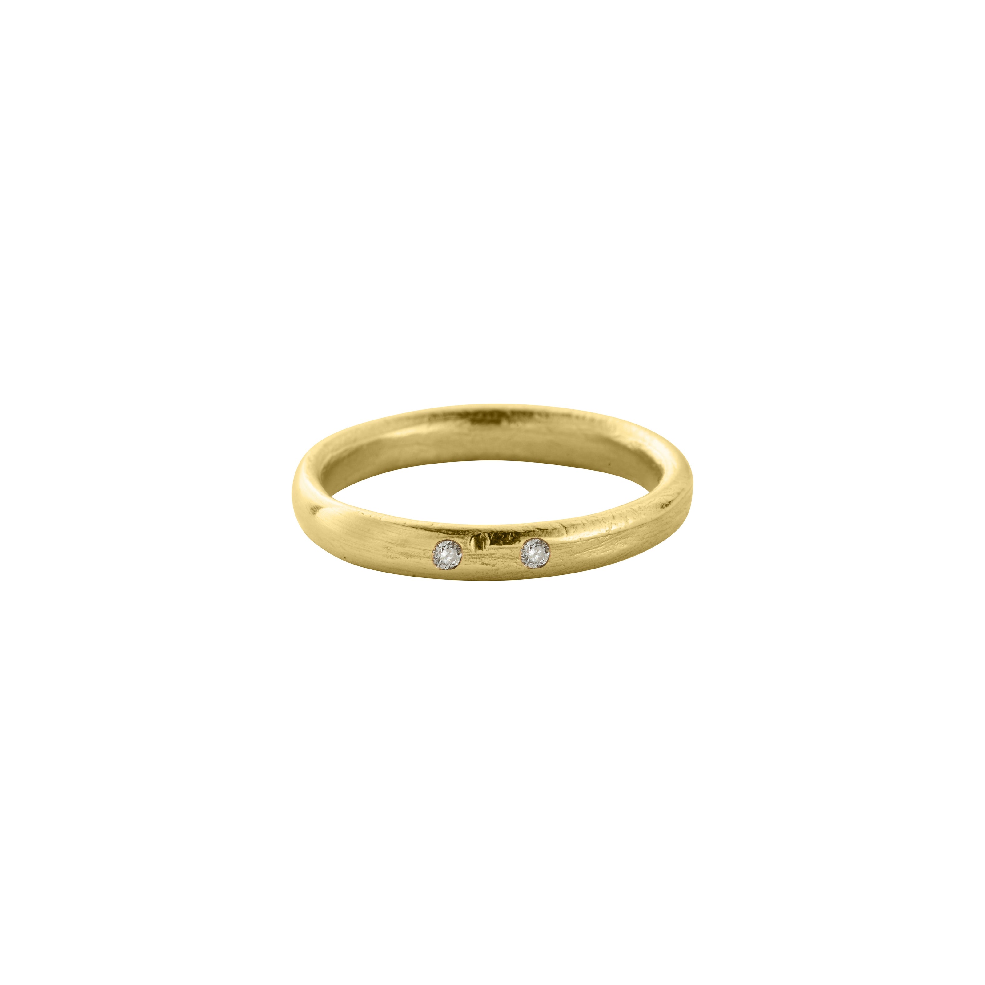 18ct Gold Love Honour Cherish Wedding Band
